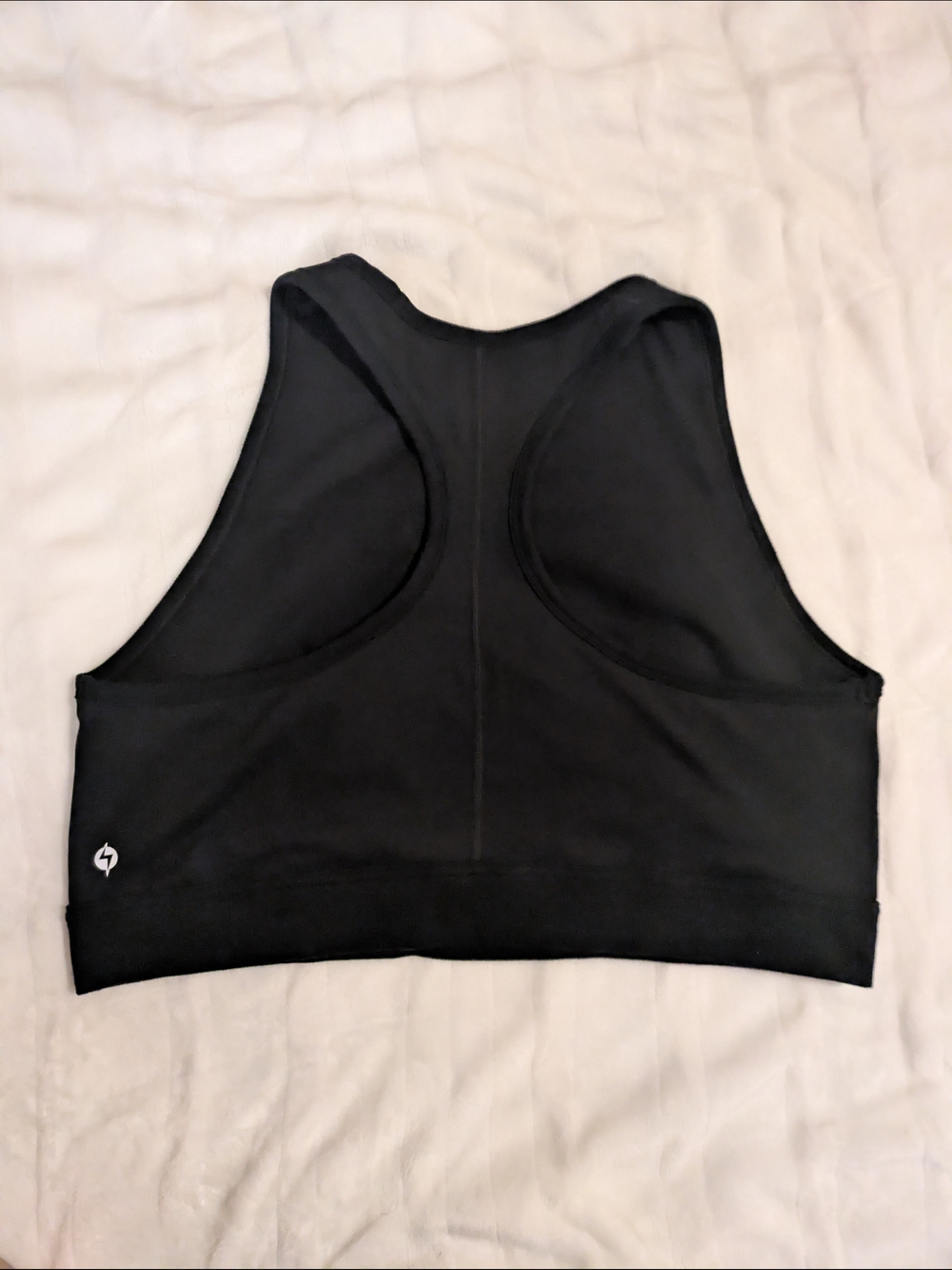 Popflex Sweat Seah Bra Black Racerback Sports Bra 3X